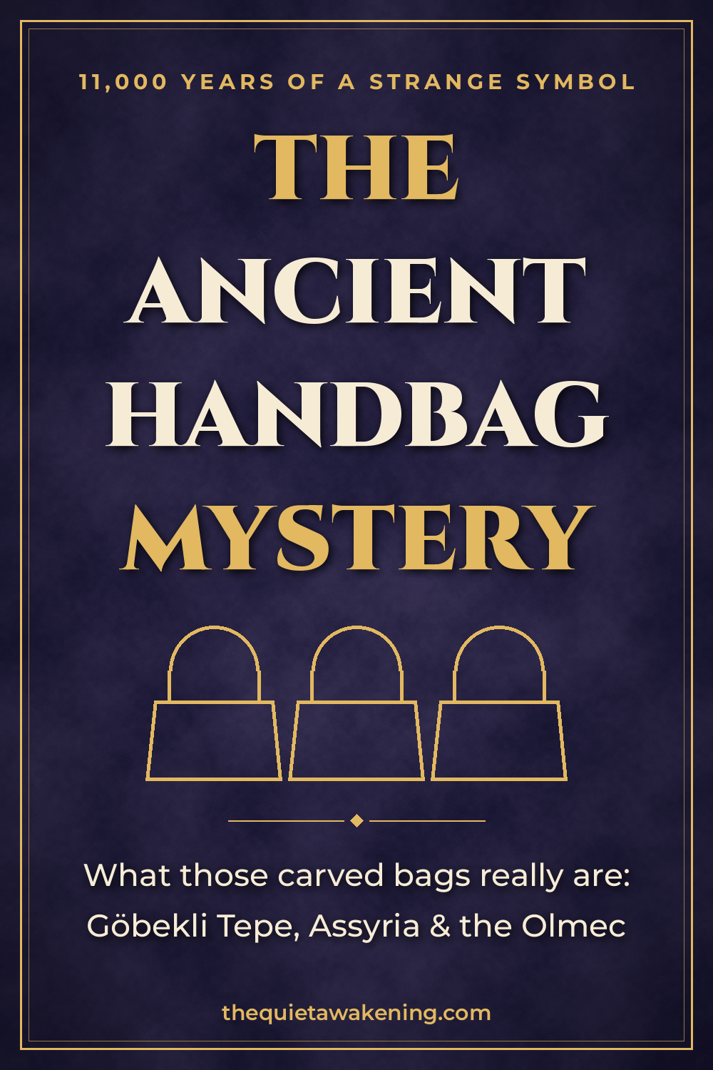 The Ancient Handbag Mystery: What Those Carved Bags Really&nbsp;Are