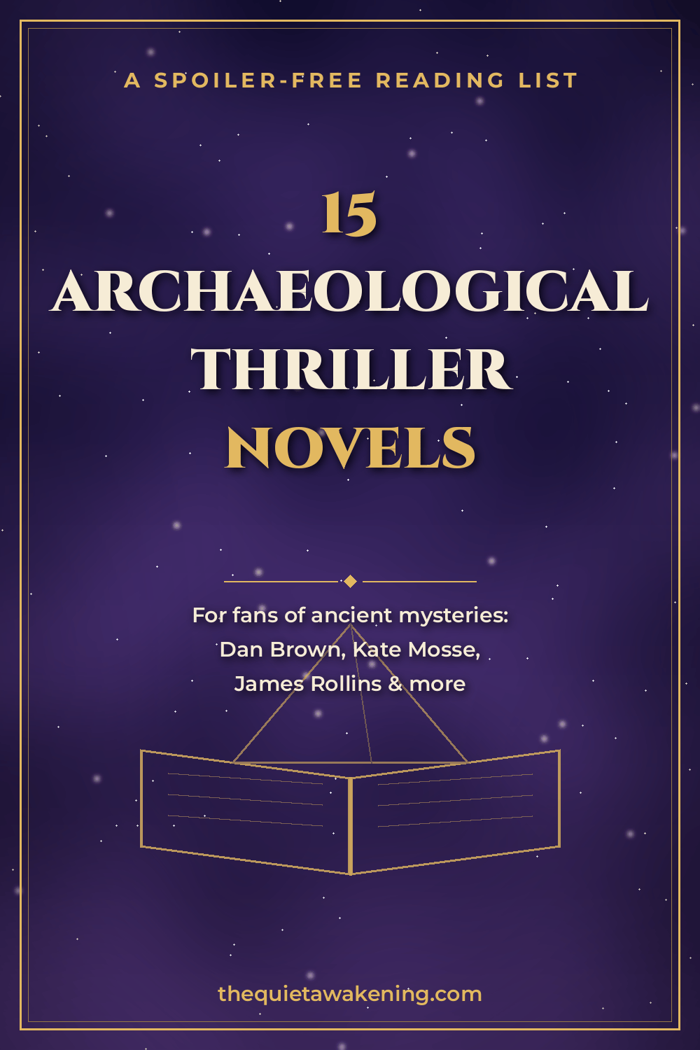 15 Archaeological Thriller Novels for Fans of Ancient Mysteries